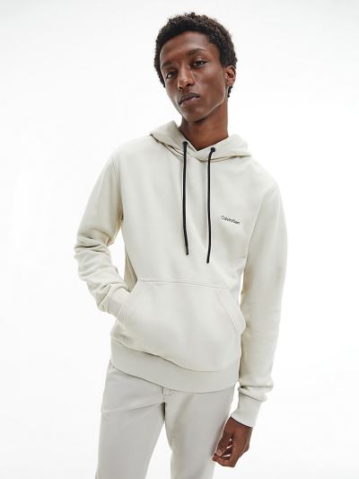 Calvin Klein Ruhák HU267770 | Calvin Klein Organic Cotton Férfi Kapucnis Pulóver Szürke